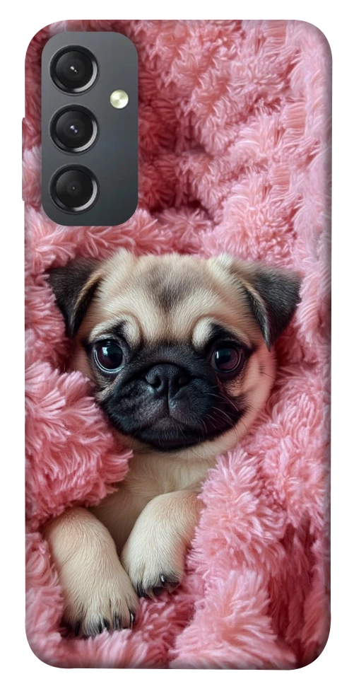 Чохол Мопс у ніжностях для Galaxy A24 4G
