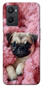 Чехол Мопс в нежностях для Oppo A36
