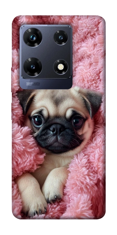 Чехол Мопс в нежностях для Infinix Note 30 Pro NFC