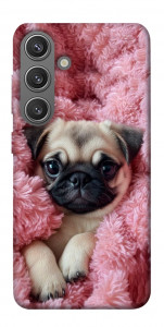 Чехол Мопс в нежностях для Galaxy S24+