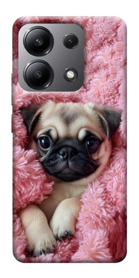 Чохол Мопс у ніжностях для Xiaomi Redmi Note 13 4G