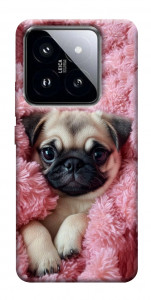 Чохол Мопс у ніжностях для Xiaomi 14 Pro