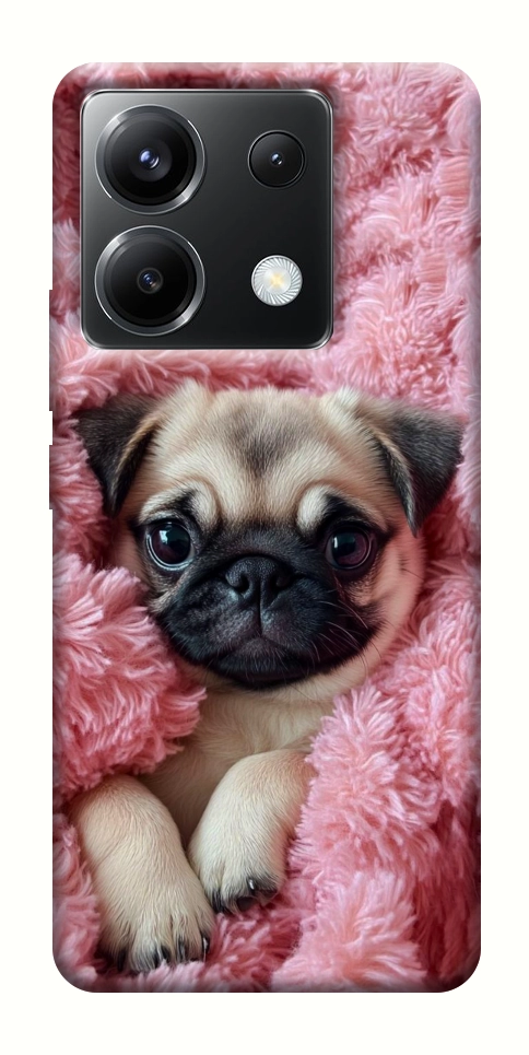Чехол Мопс в нежностях для Xiaomi Poco X6