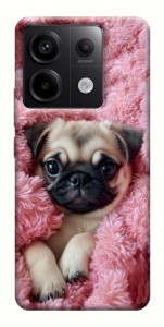 Чехол Мопс в нежностях для Xiaomi Redmi Note 13 Pro 4G