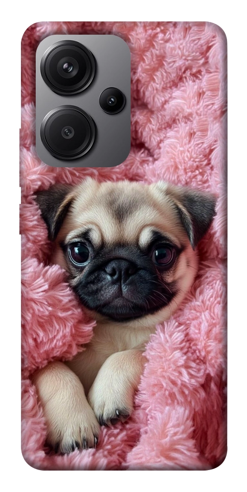 Чохол Мопс у ніжностях для Xiaomi Redmi Note 13 Pro+