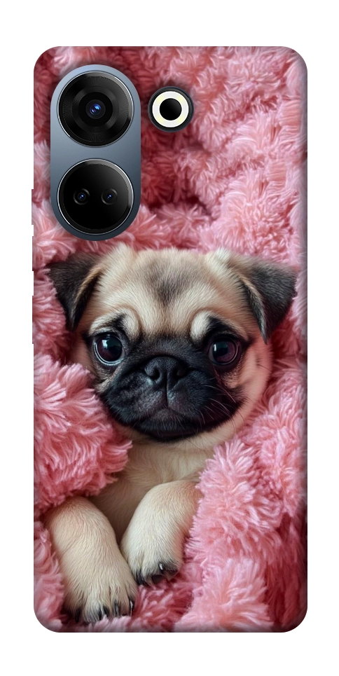 Чехол Мопс в нежностях для TECNO Camon 20 Pro (CK7n)