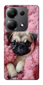 Чехол Мопс в нежностях для Xiaomi Redmi Note 13 Pro 5G