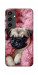 Чехол Мопс в нежностях для Galaxy S24 FE