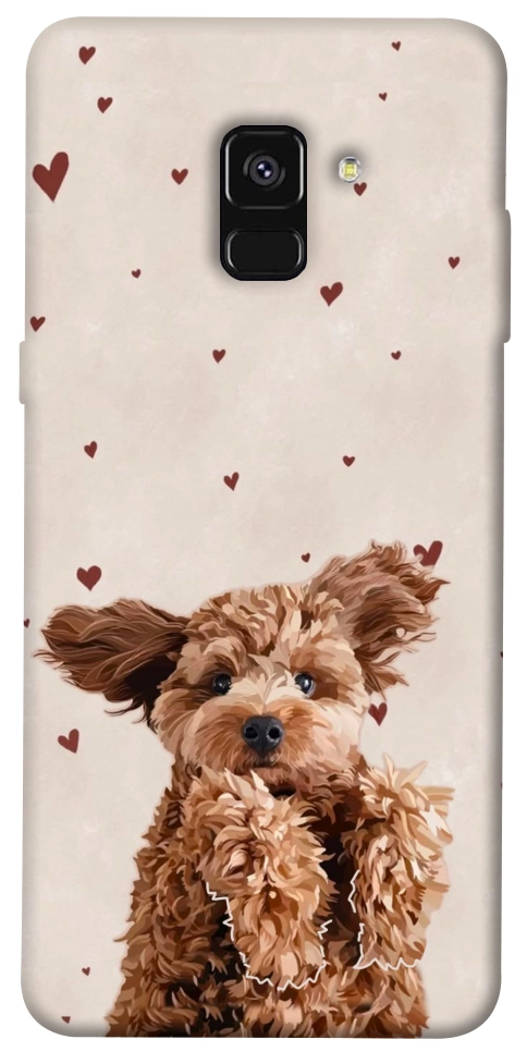 Чехол Сute doggy для Galaxy A8 (2018)