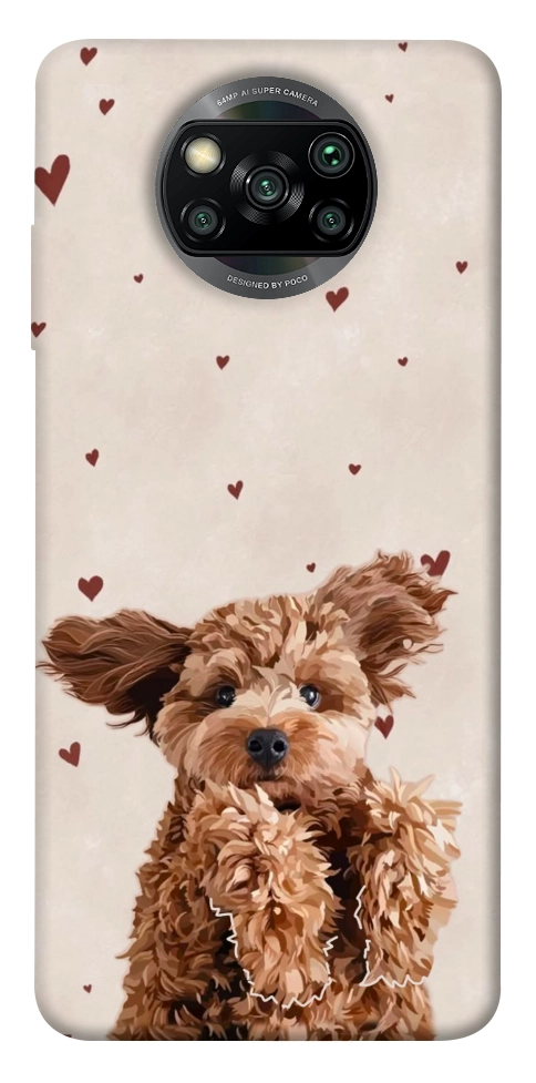Чехол Сute doggy для Xiaomi Poco X3 NFC