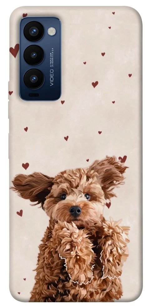 Чохол Сute doggy для TECNO Camon 18