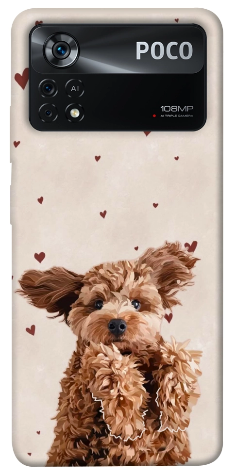 Чохол Сute doggy для Xiaomi Poco X4 Pro
