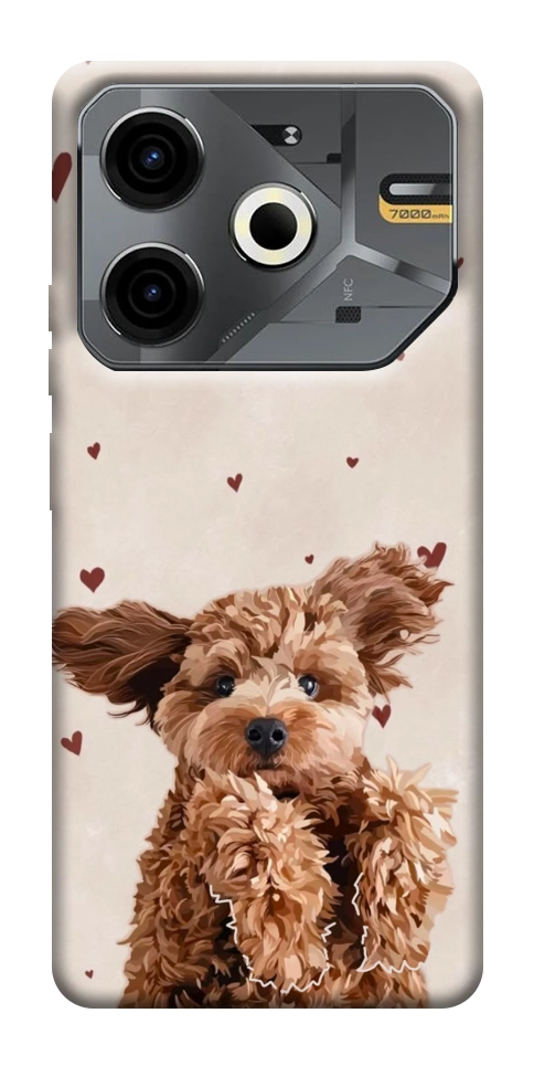 Чехол Сute doggy для TECNO Pova 6 Neo (LI6)