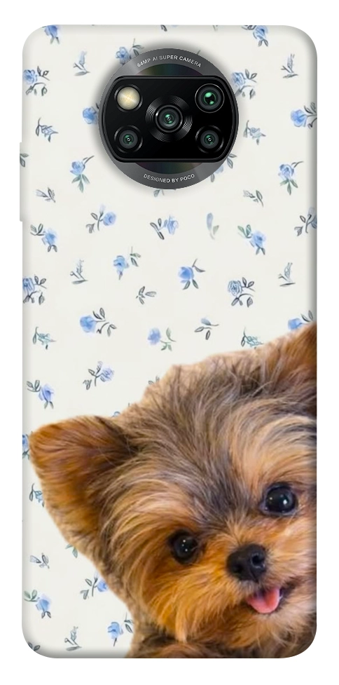 Чехол Cute Yorkie для Xiaomi Poco X3 NFC
