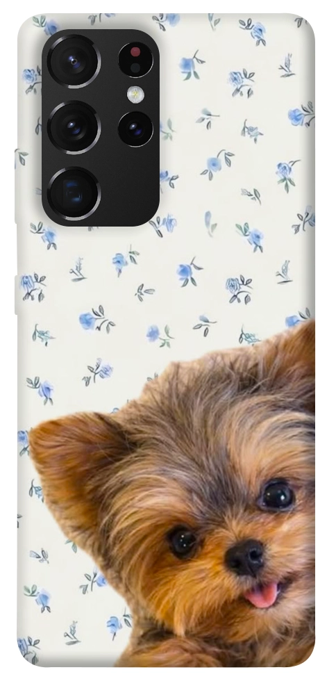 Чехол Cute Yorkie для Galaxy S21 Ultra
