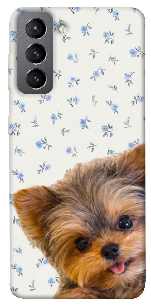 Чохол Cute Yorkie для Galaxy S21 FE