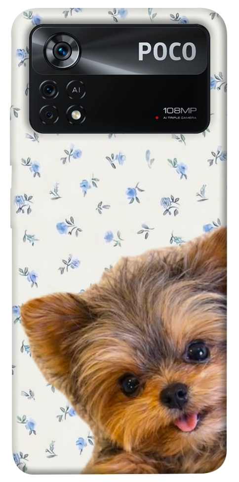 Чохол Cute Yorkie для Xiaomi Poco X4 Pro
