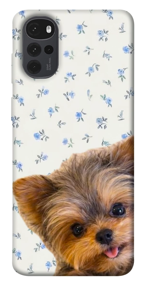 Чохол Cute Yorkie для Motorola Moto G22