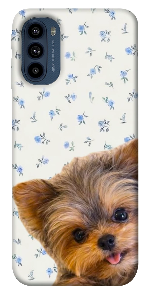 Чохол Cute Yorkie для Motorola Moto G41