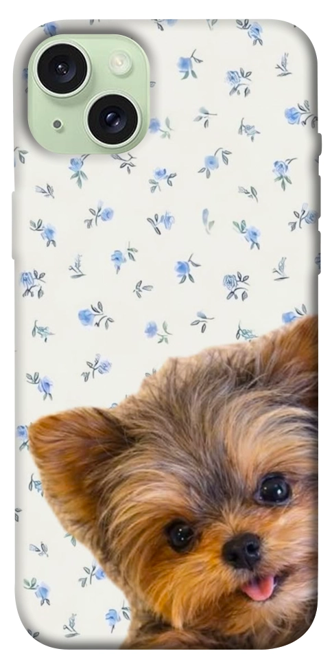 Чехол Cute Yorkie для iPhone 15 Plus