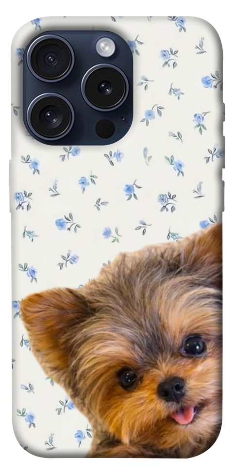 Чехол Cute Yorkie для iPhone 15 Pro