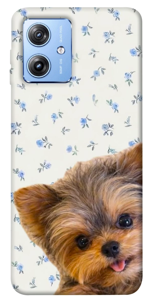 Чехол Cute Yorkie для Motorola Moto G84