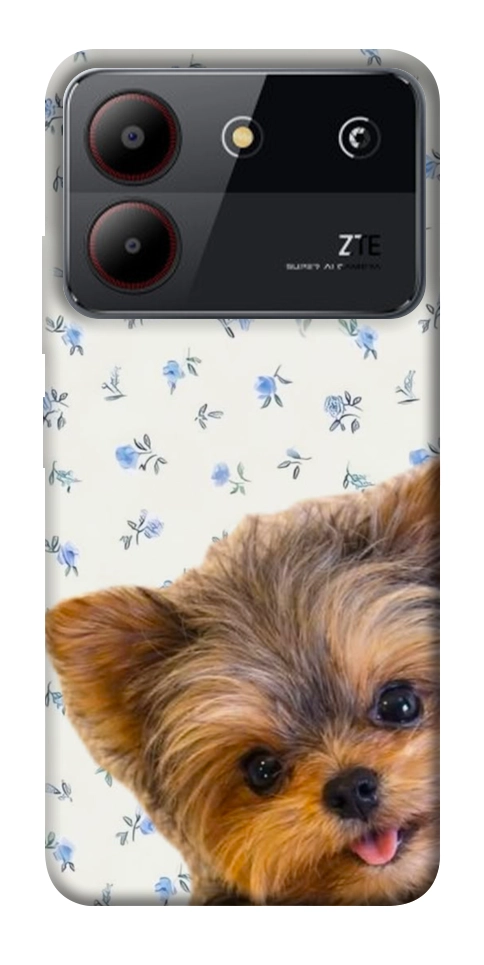 Чохол Cute Yorkie для ZTE Blade A54 4G