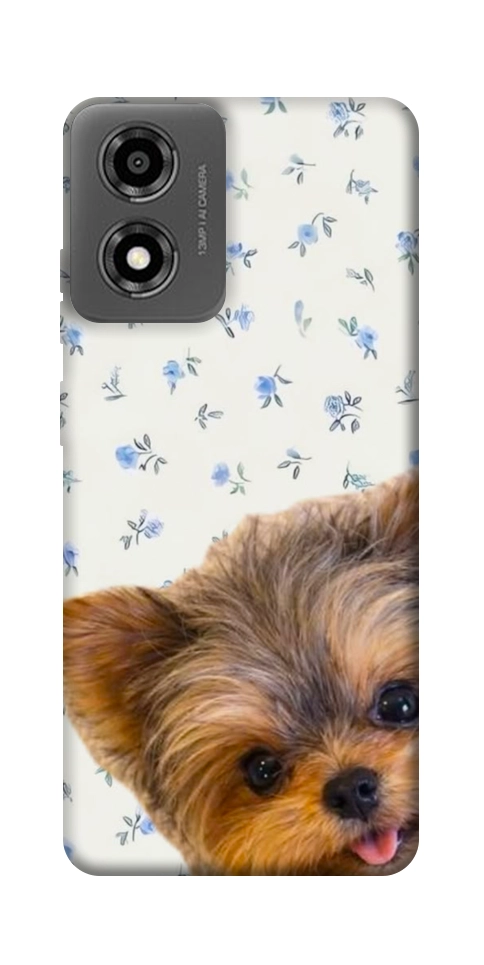 Чехол Cute Yorkie для Motorola Moto E14