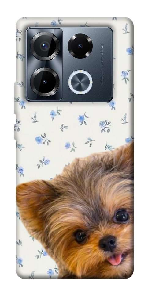 Чехол Cute Yorkie для Infinix Note 40 Pro 4G