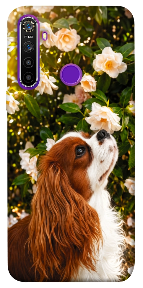 Чехол Flower spaniel для Realme 5