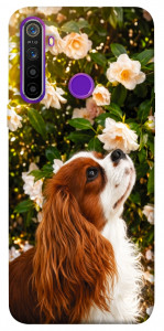 Чехол Flower spaniel для Realme 5