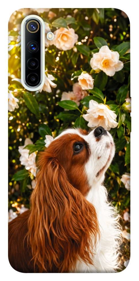 Чохол Flower spaniel для Realme 6