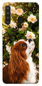 Чехол Flower spaniel для Galaxy A21