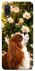 Чехол Flower spaniel для Galaxy A02