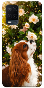 Чехол Flower spaniel для Oppo A54 4G