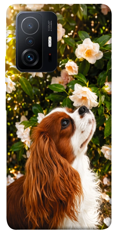 Чохол Flower spaniel для Xiaomi 11T