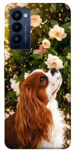 Чохол Flower spaniel для Tecno Camon 18