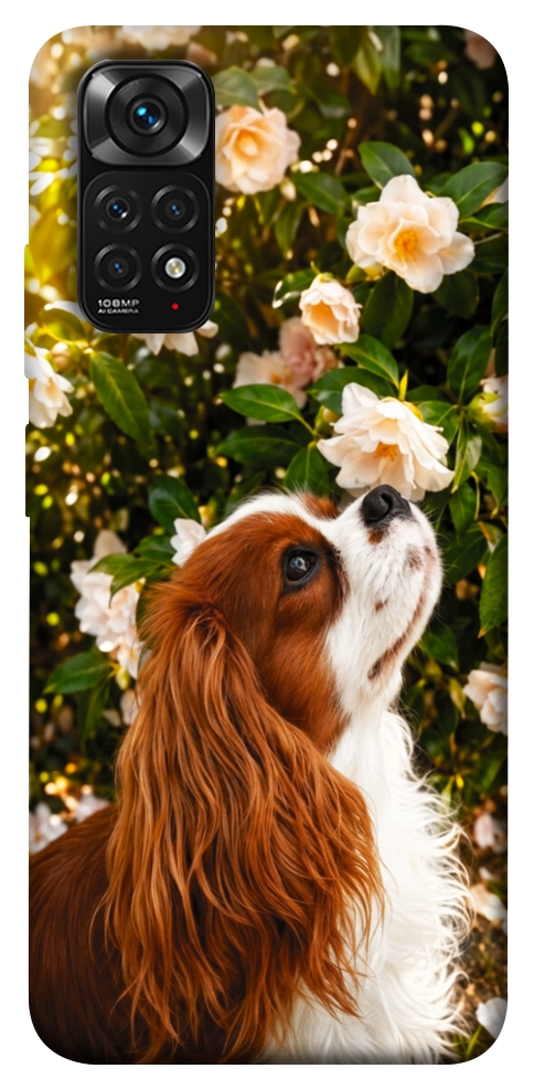 Чохол Flower spaniel для Xiaomi Redmi Note 11 (Global)