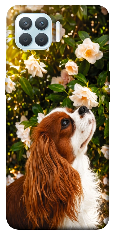 Чехол Flower spaniel для Oppo F17 Pro