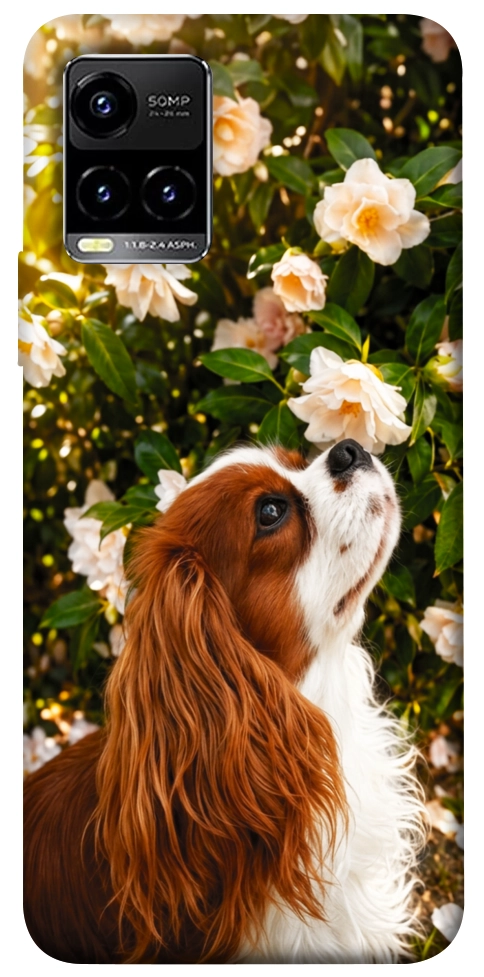 Чехол Flower spaniel для Vivo Y33s