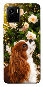 Чехол Flower spaniel для Vivo Y15s