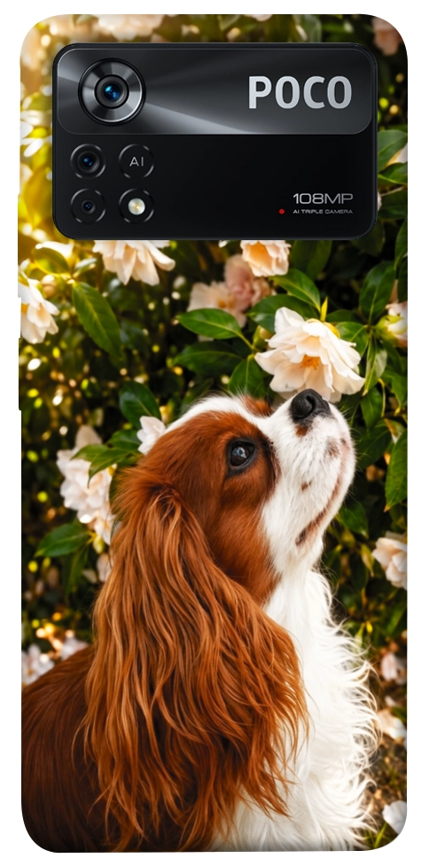 Чохол Flower spaniel для Xiaomi Poco X4 Pro