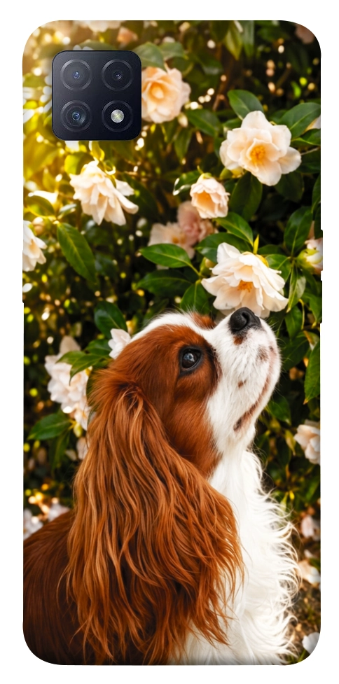 Чохол Flower spaniel для Oppo A73 5G