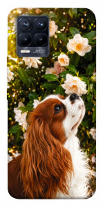 Чехол Flower spaniel для Realme 8 Pro