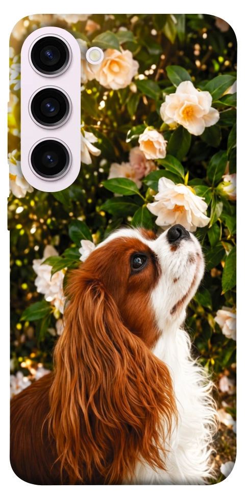 Чохол Flower spaniel для Galaxy S23+
