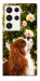 Чехол Flower spaniel для Galaxy S23 Ultra