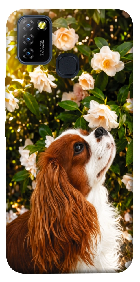 Чехол Flower spaniel для Infinix Hot 10 Lite