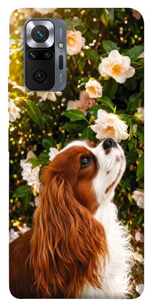 Чохол Flower spaniel для Xiaomi Redmi Note 10 Pro Max