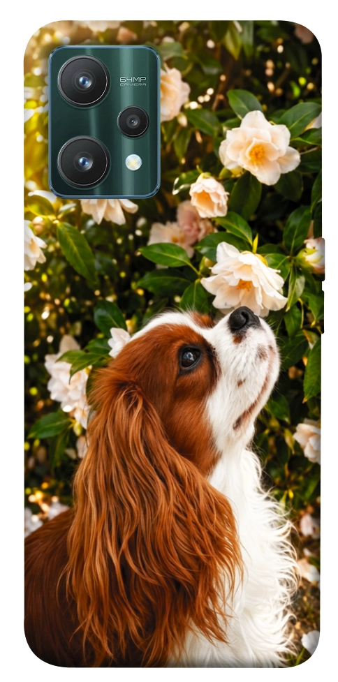 Чехол Flower spaniel для Realme 9 Pro
