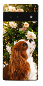 Чехол Flower spaniel для Google Pixel 6 Pro